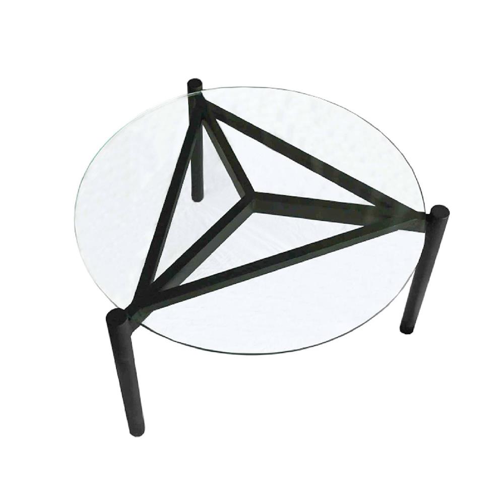 โต๊ะข้างกลม MODERN OUTDOOR TAVIA 67 ซม. สีดำ