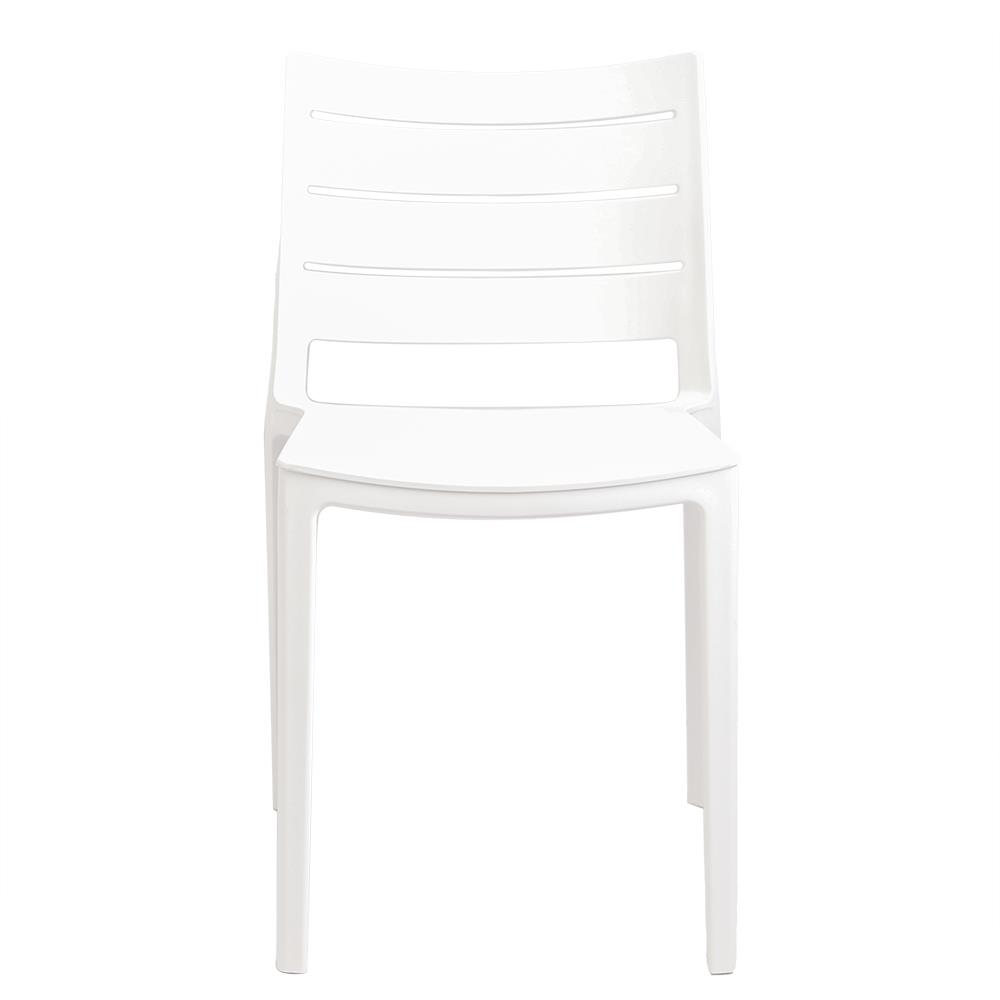 เก้าอี้พลาสติก PP SPRING EMM สีขาว