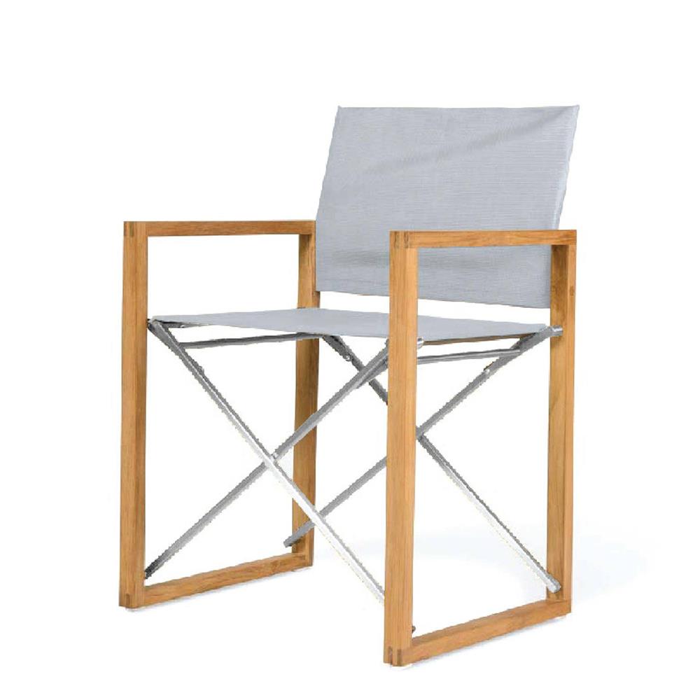 เก้าอี้ MODERN OUTDOOR PARC DIRECTOR สีเทา