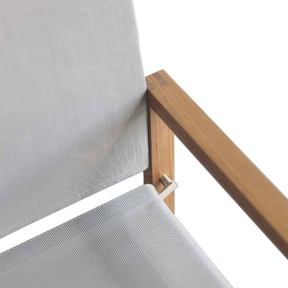 เก้าอี้ MODERN OUTDOOR PARC DIRECTOR สีเทา