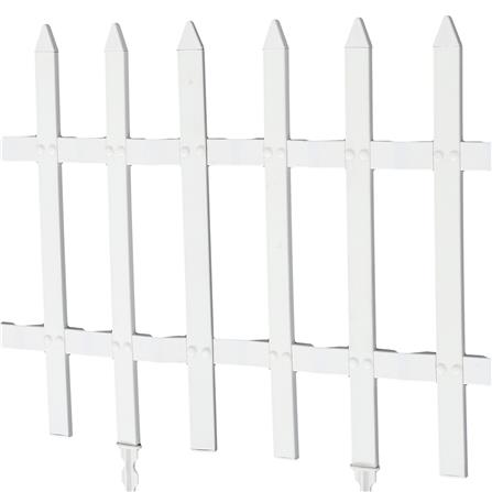 รั้วพลาสติกปักพื้น SPRING ปลายแหลม 30 ซม. สีขาว_2
