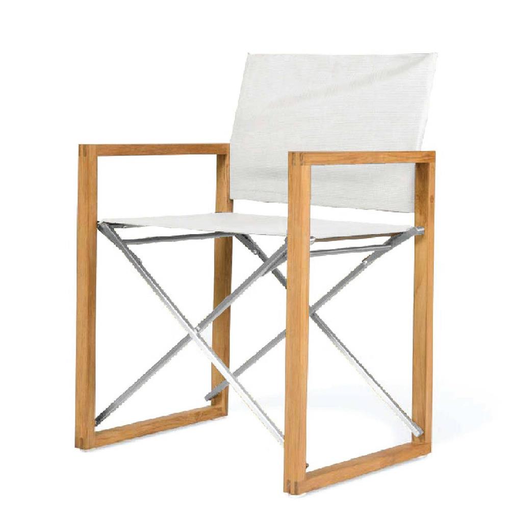 เก้าอี้ MODERN OUTDOOR PARC DIRECTOR สีขาว