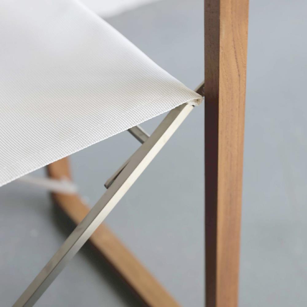 เก้าอี้ MODERN OUTDOOR PARC DIRECTOR สีขาว