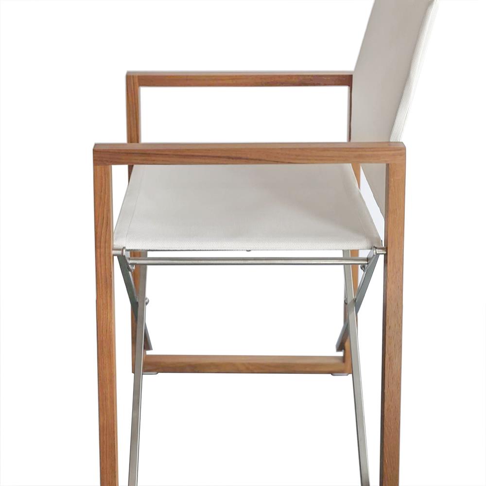 เก้าอี้ MODERN OUTDOOR PARC DIRECTOR สีขาว