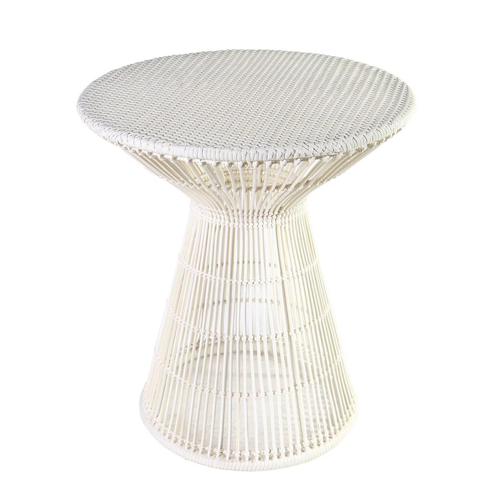 โต๊ะหวายเทียม MODERN OUTDOOR PLANTA สีขาว