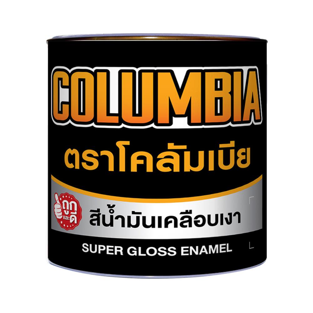 สีน้ำมันเคลือบเงา JBP COLUMBIA 2113 สี SIGNAL RED 1 แกลลอน