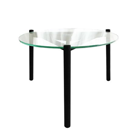 โต๊ะข้างกลม MODERN OUTDOOR TAVIA 57 ซม. สีดำ