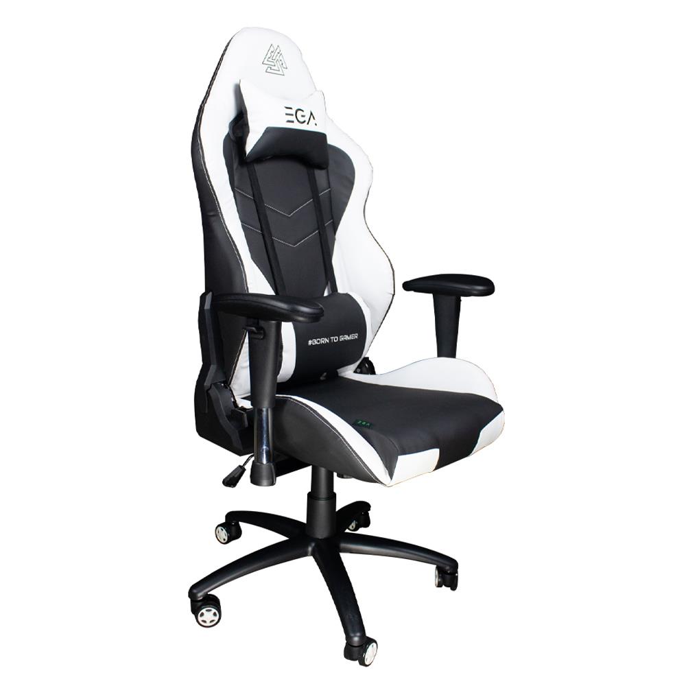เก้าอี้เกมมิ่ง EGA TYPE G-1 สีดำ/ขาว