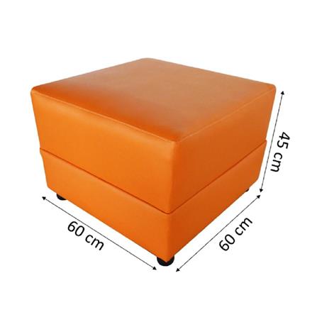 สตูลเหลี่ยม BOFA BALON สีส้ม_1