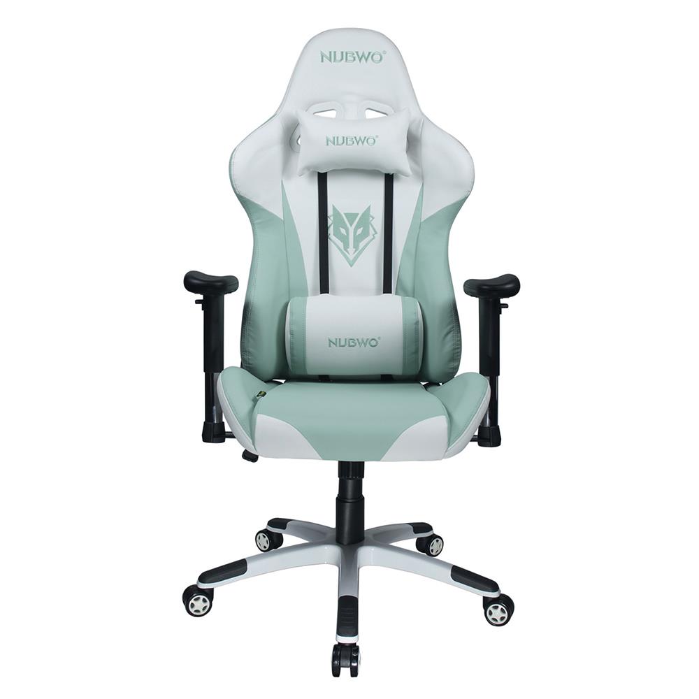 เก้าอี้เกมมิ่ง NUBWO NBCH-007 สีขาว/เขียวมิ้นท์