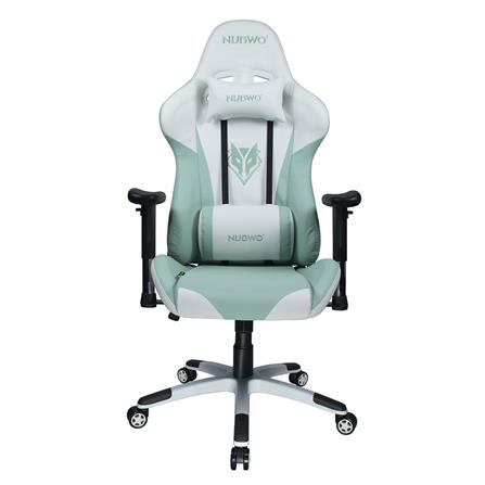 เก้าอี้เกมมิ่ง NUBWO NBCH-007 สีขาว/เขียวมิ้นท์_1
