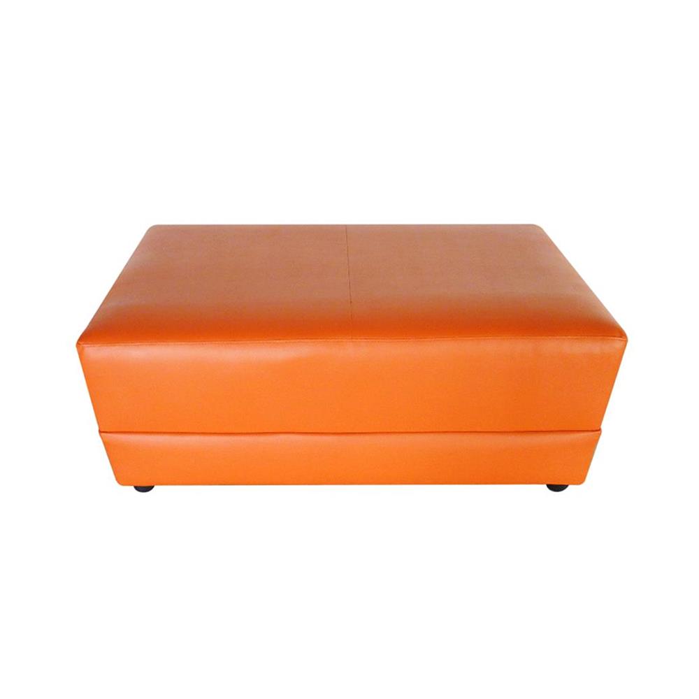 สตูลเหลี่ยม 2 ที่นั่ง BOFA CHILL สีส้ม