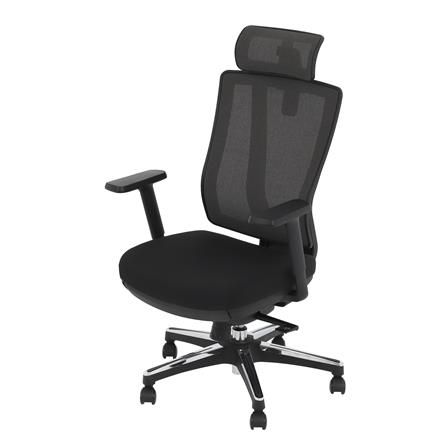 เก้าอี้สำนักงาน FURDINI ASHLEY A633 สีเทา/สีดำ_0