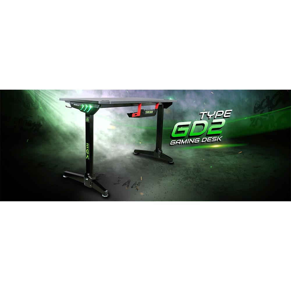 โต๊ะเกมมิ่ง EGA GD-2 สีดำ