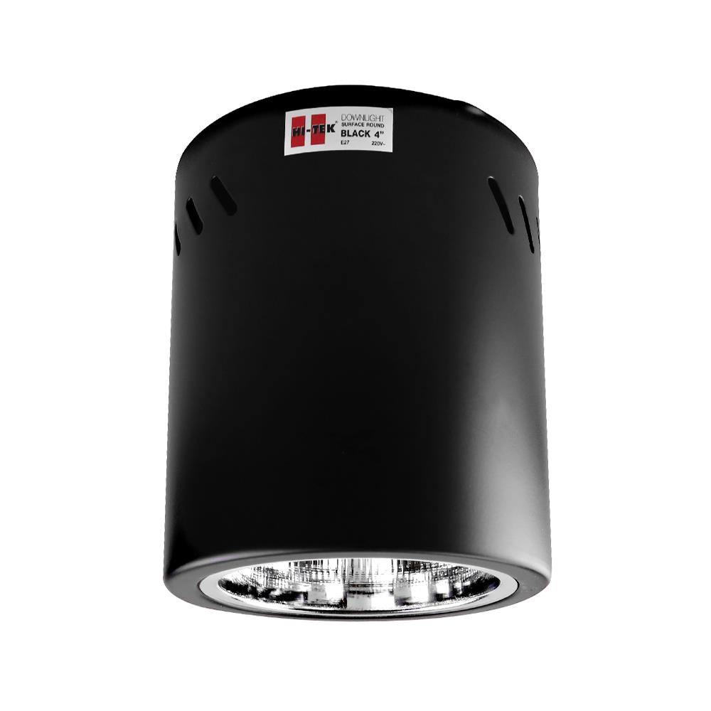 ดาวน์ไลท์ HI-TEK HFIDR0004B 4 นิ้ว สีดำ ทรงกลม