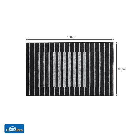 พรม HOME LIVING STYLE TOKYO 90x150 ซม. สีดำ_6