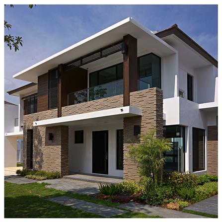 กระเบื้องดินเผา 5x20 นิ้ว ทัสคานี่ สโตน คุ๊กกี้ แอนด์ ครีม 8P_1