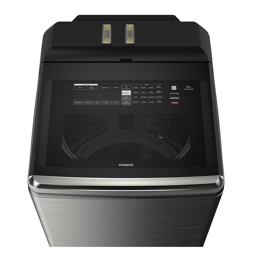 เครื่องซักผ้าฝาบน HITACHI SF-250ZFVAD 25 กก. อินเวอร์เตอร์