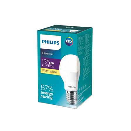 หลอด LED PHILIPS ESSENTIAL 13 วัตต์ WARM WHITE E27_1