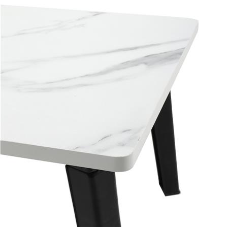 โต๊ะญี่ปุ่น FURDINI 40x60 ซม. ลายหินอ่อนขาว_2