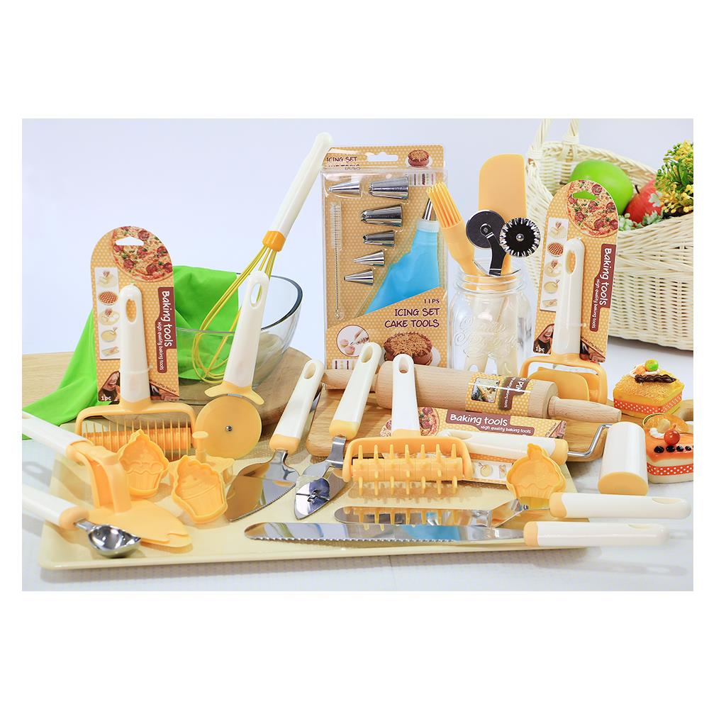 ลูกกลิ้งตัดแป้งกลม PENGUIN KSA14 สีเหลือง