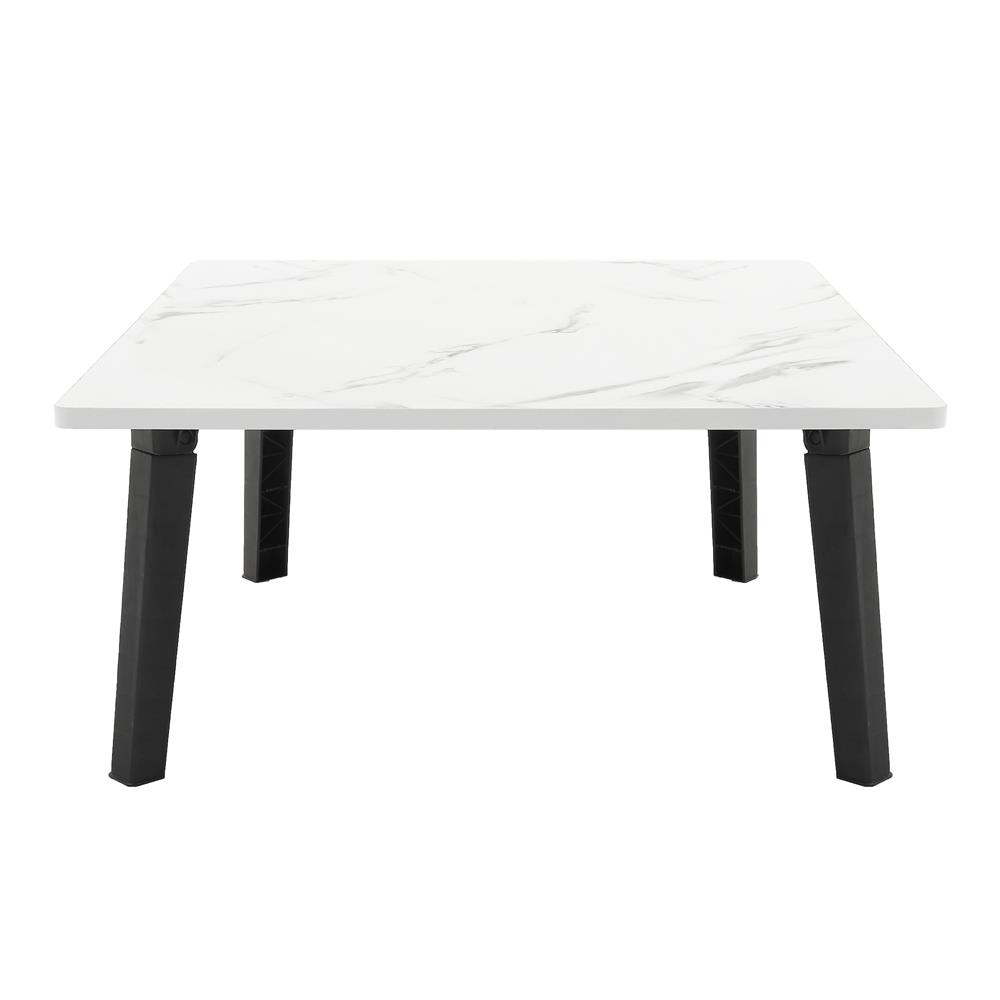 โต๊ะญี่ปุ่น FURDINI 60x60 ซม. ลายหินอ่อนขาว