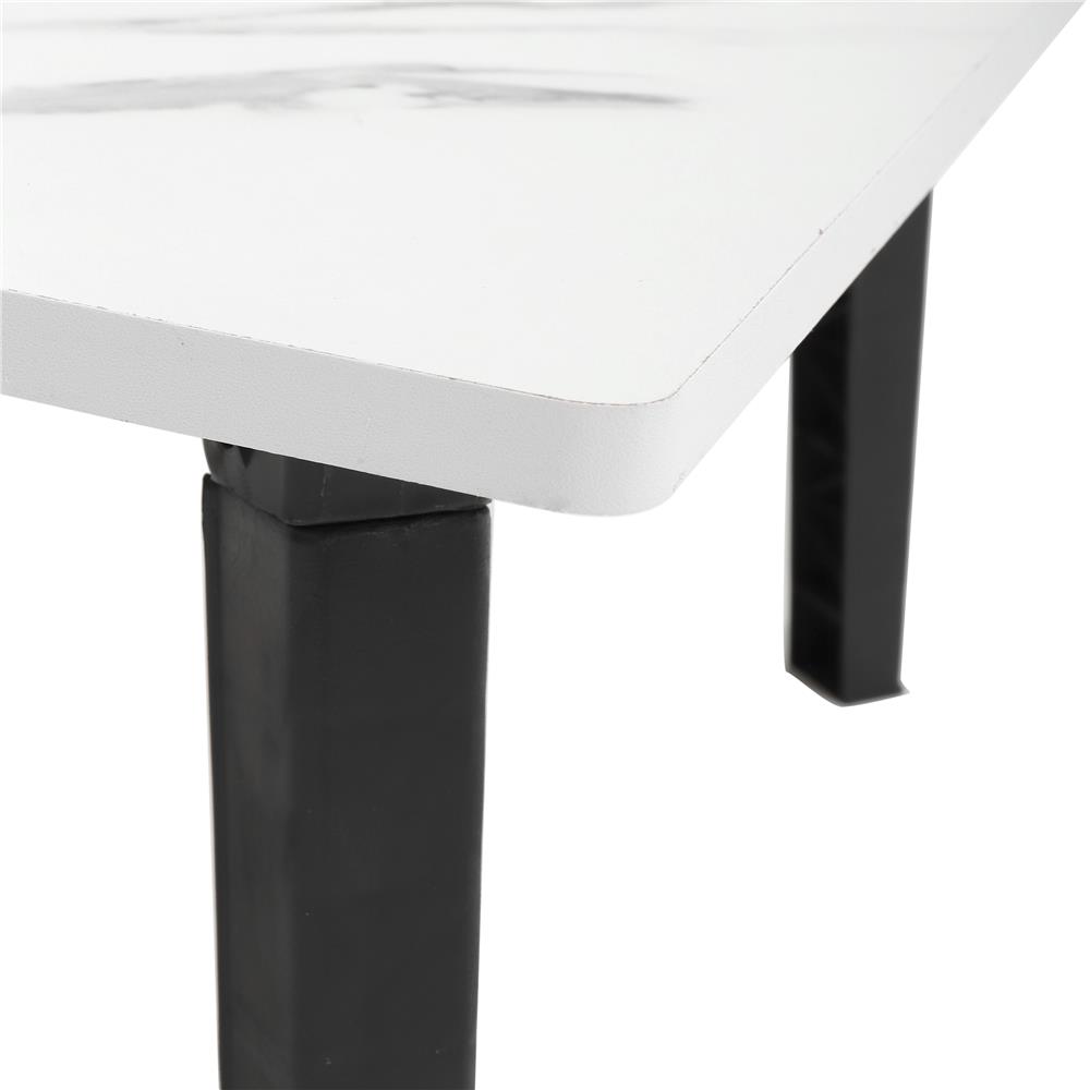 โต๊ะญี่ปุ่น FURDINI 60x60 ซม. ลายหินอ่อนขาว