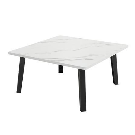 โต๊ะญี่ปุ่น FURDINI 60x60 ซม. ลายหินอ่อนขาว