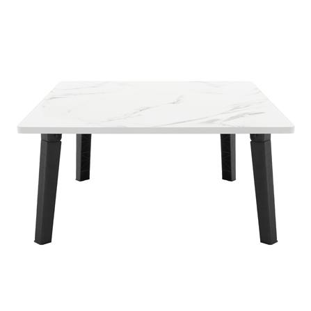 โต๊ะญี่ปุ่น FURDINI 60x60 ซม. ลายหินอ่อนขาว_2