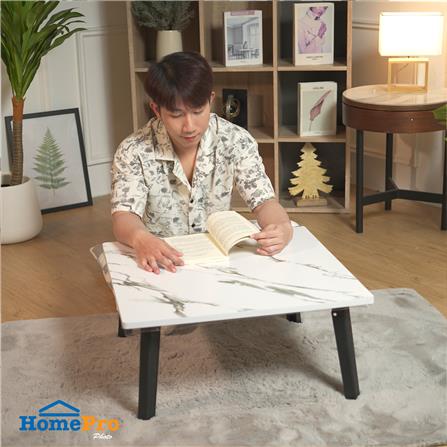 โต๊ะญี่ปุ่น FURDINI 60x60 ซม. ลายหินอ่อนขาว_7