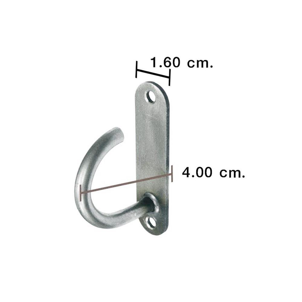 ตะขอแป้นเหลี่ยม PANSIAM PT1640-02W 16X40 มม. 2 ชิ้น