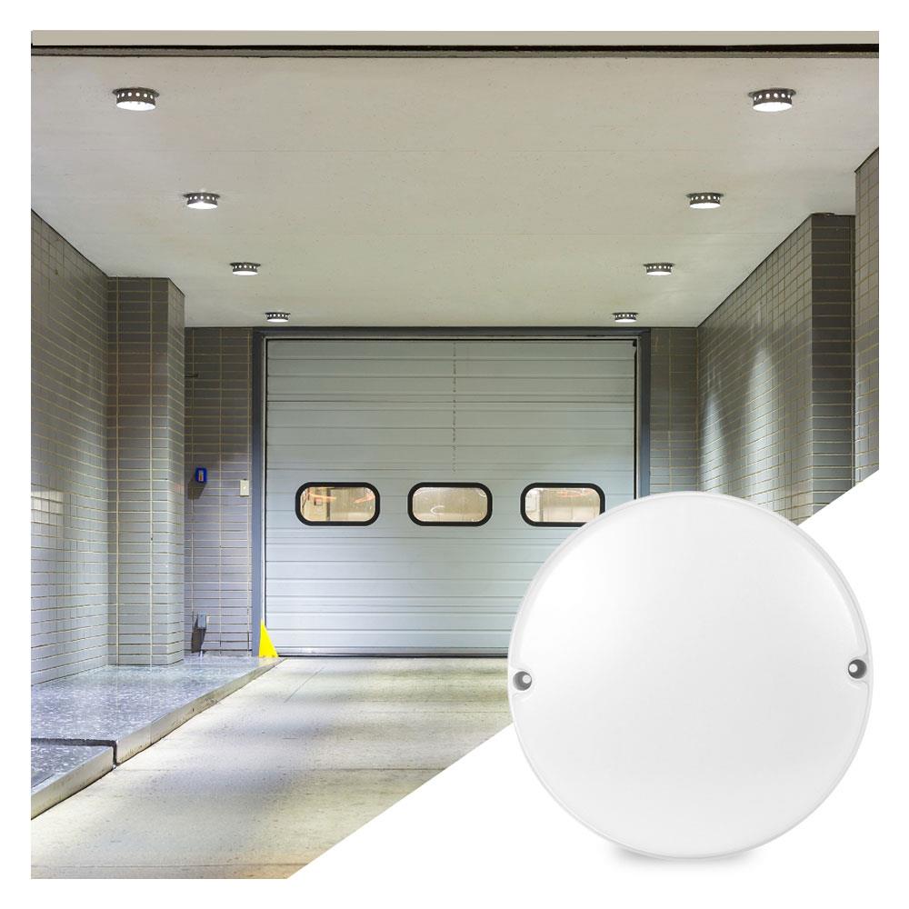 ไฟผนังภายนอก LED BEC POLAR-RO 15 วัตต์ WARM WHITE สีขาว