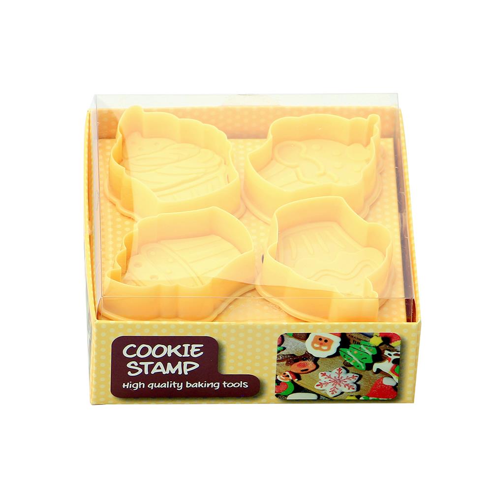 ชุดพิมพ์คุกกี้ PENGUIN KSA20 4 ชิ้น สีเหลือง