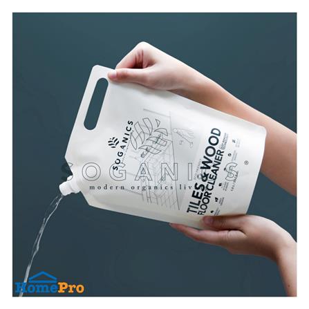 รีฟิลน้ำยาทำความสะอาดพื้นผิวทั่วไป SOGANICS 1,500ml EUCALYPTUS_1