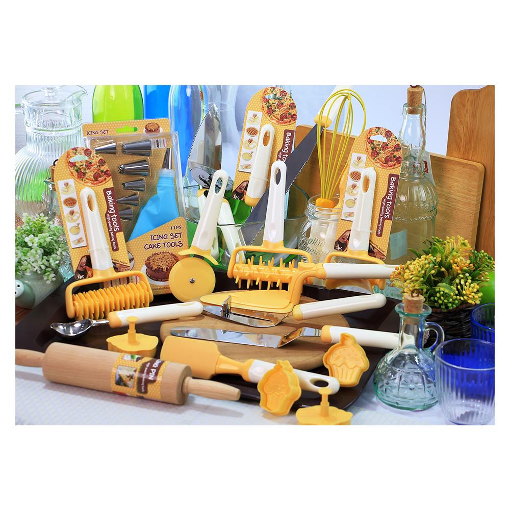 ที่ตักเค้กสเตนเลส PENGUIN KSA06 ด้ามขาว