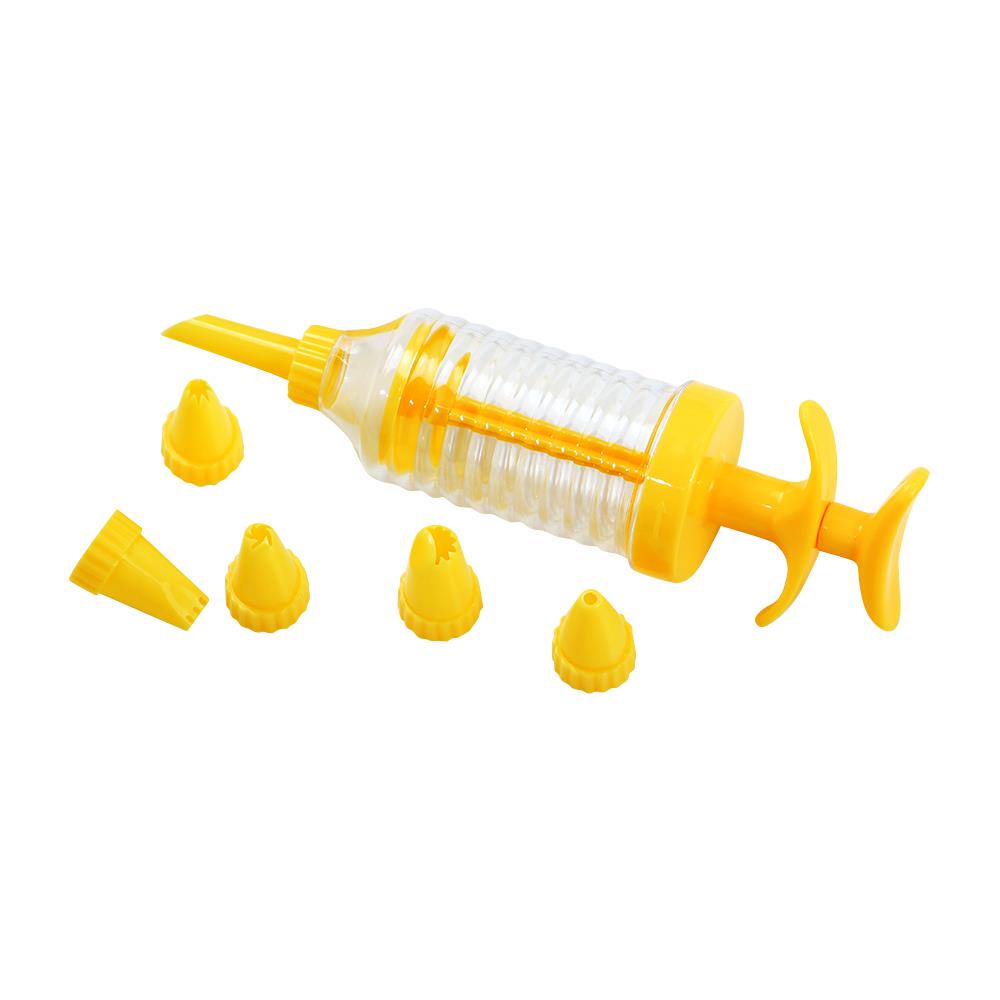 ชุดแต่งหน้าเค้ก PENGUIN KSA23 สีเหลือง แพ็ก 8 ชิ้น