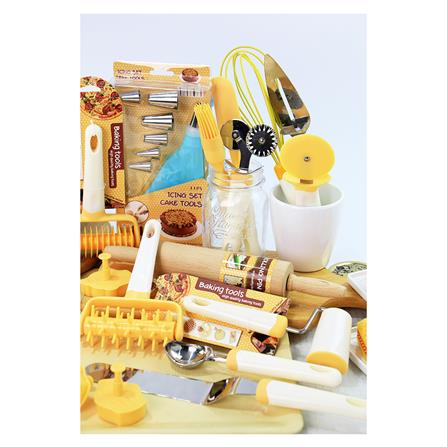 ชุดแต่งหน้าเค้ก PENGUIN KSA23 สีเหลือง แพ็ก 8 ชิ้น_2