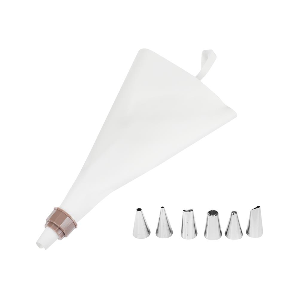 ชุดแต่งหน้าเค้ก COOK CHARMY HB4440 10 นิ้ว สีขาว