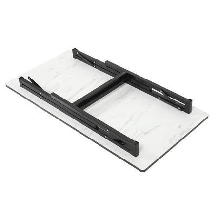 โต๊ะอเนกประสงค์เหลี่ยม FURDINI 60x120 ซม. ลายหินอ่อนขาว_4