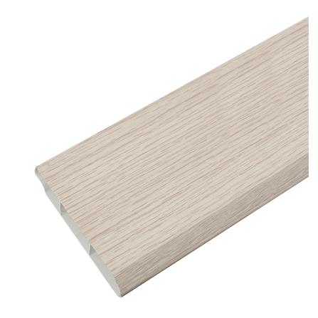 บัวพื้น UPVC HOFFEN 9.8X240X2 ซม. สีเทาอ่อน