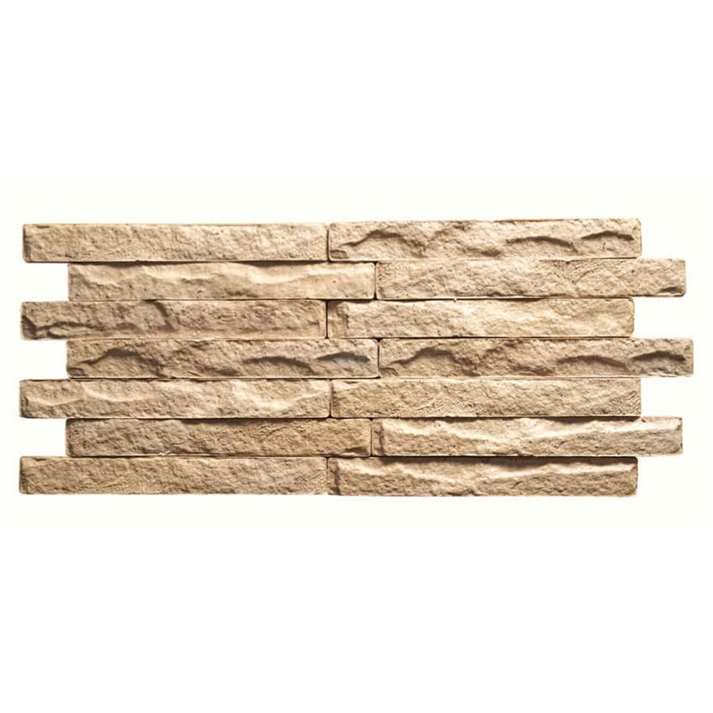 กระเบื้อง 1x8 นิ้ว KENZAI ฮาร์โมนี่ อัลมอนด์ 100P