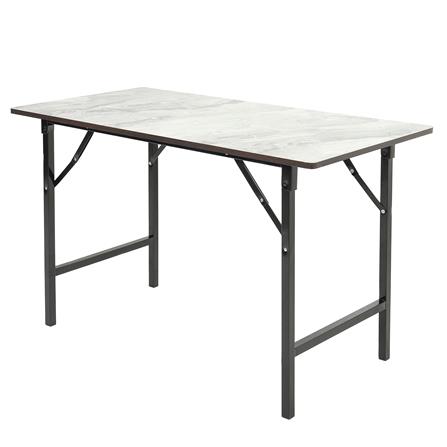 โต๊ะอเนกประสงค์เหลี่ยม FURDINI 60x120 ซม. ลายหินอ่อนเทา