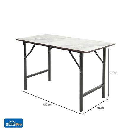 โต๊ะอเนกประสงค์เหลี่ยม FURDINI 60x120 ซม. ลายหินอ่อนเทา_8