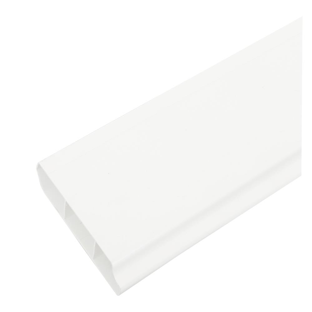 บัวพื้น UPVC HOFFEN 9.8X240X2ซม. สีขาว