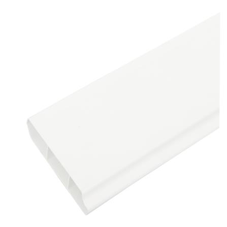 บัวพื้น UPVC HOFFEN 9.8X240X2ซม. สีขาว_2