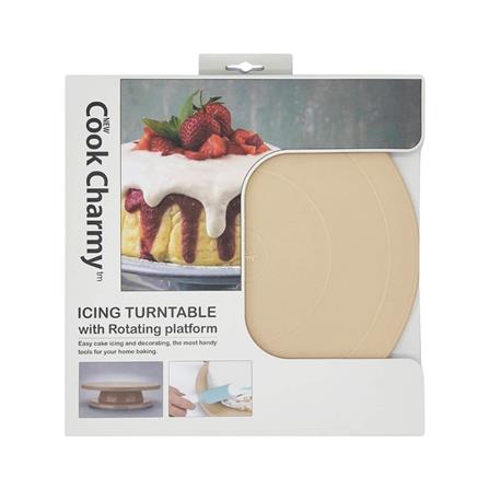 แป้นหมุนแต่งเค้ก COOK CHARMY HB6995CC สีเบจ_1