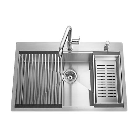 ซิงค์ฝังสแควร์ 1 หลุม MEX ST821 สเตนเลส