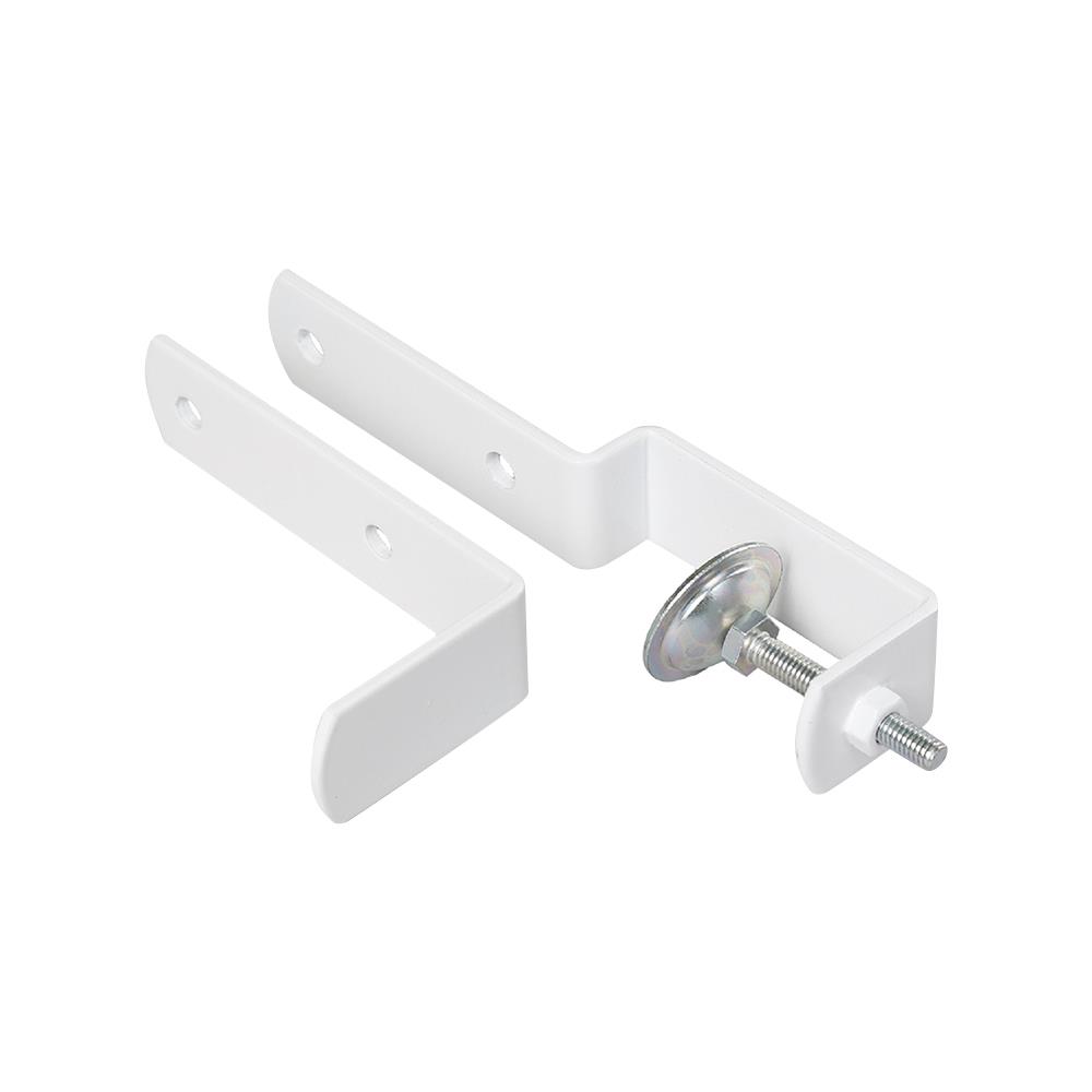 ชุดขายึดโต๊ะสำหรับแผงเหล็ก STACKO สีขาว แพ็ก 2 ชิ้น