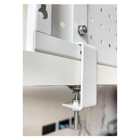 ชุดขายึดโต๊ะสำหรับแผงเหล็ก STACKO สีขาว แพ็ก 2 ชิ้น_2