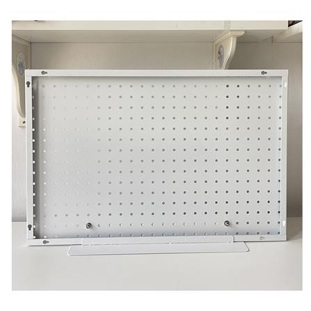 ขาตั้งวางบนโต๊ะสำหรับแผงเหล็ก STACKO 40x12x5 ซม. สีขาว_4